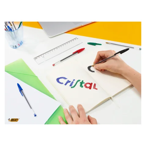 Penna a Sfera Cristal® Soft Bic - Punta Media da 1.2 MM. Colore