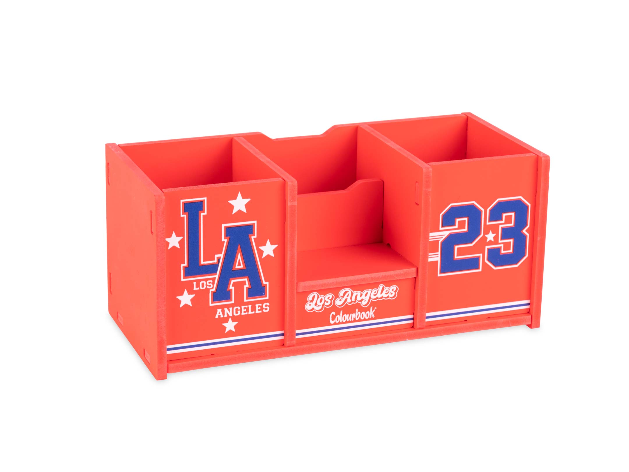 COLOURBOOK Desk Organizer Los Angeles Rosso lo store on line della