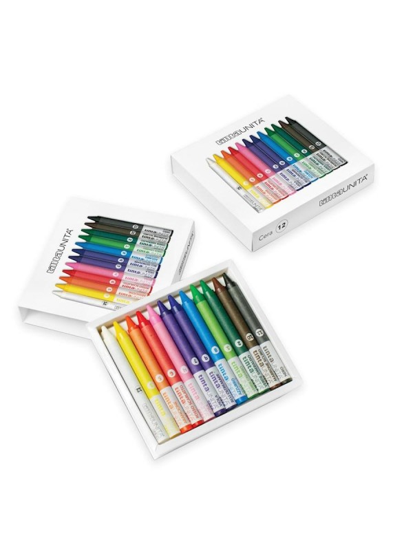 Pastelli A Cera TINTA UNITA - Scatola Da 36 Pezzi In Latta | Ø 4,0 Cm Per Disegno E Arti Creative - Foto 9